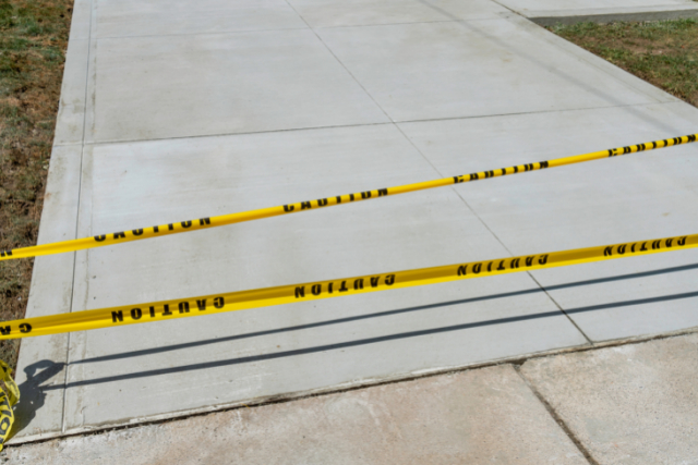 New Concrete Driveway in Portland